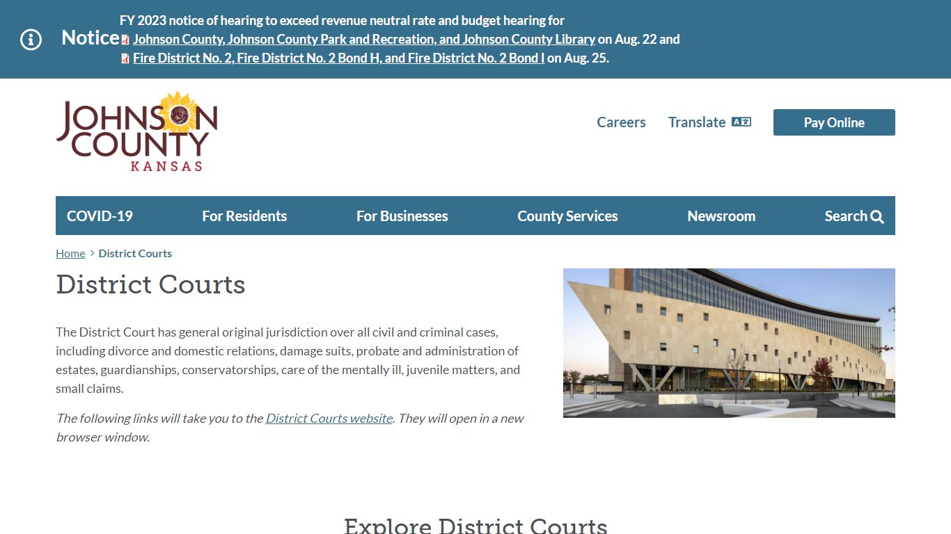 District Courts | Johnson County Kansas